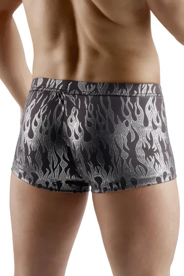 Pants Metallic-Design schwarz/silbern