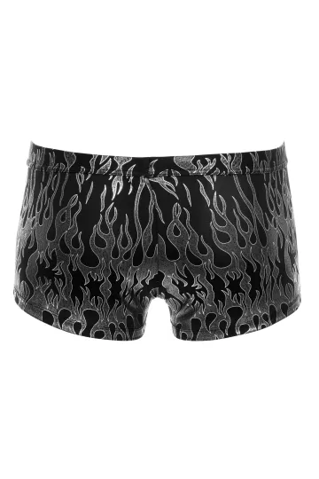 Pants Metallic-Design schwarz/silbern