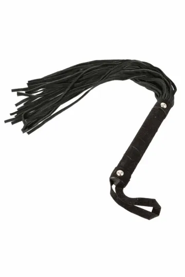 Peitsche Kunstleder Schwarz