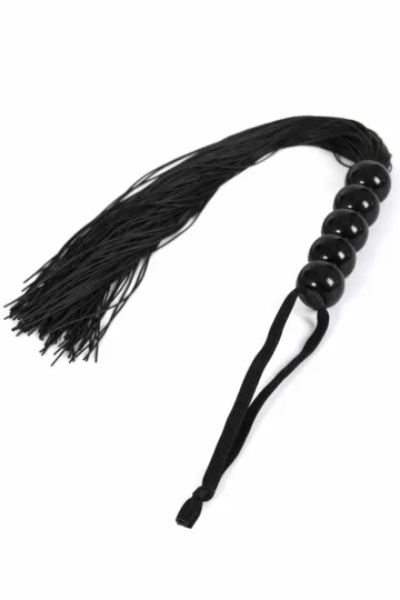Peitsche Latex schwarz