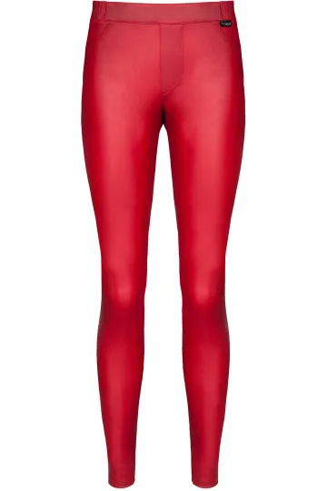 Rote Leggings BRLidia001 von Demoniq Black Rose 2.0 Collection