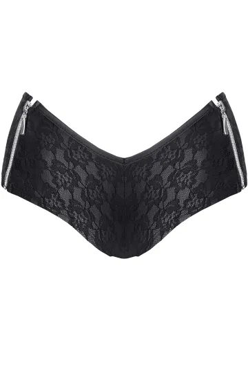 Schwarze Damen-Shorts BRAlex001 von Demoniq Black Rose 2.0 Collection
