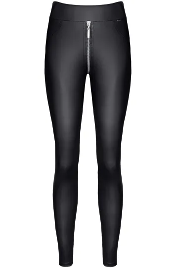 Schwarze Leggings BRMaddalena001 von Demoniq Black Rose 2.0 Collection