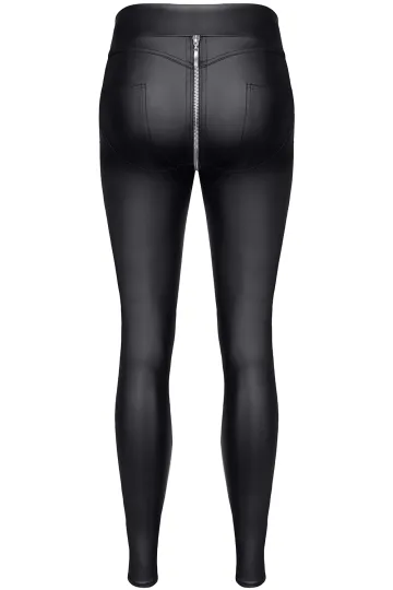 Schwarze Leggings BRMaddalena001 von Demoniq Black Rose 2.0 Collection