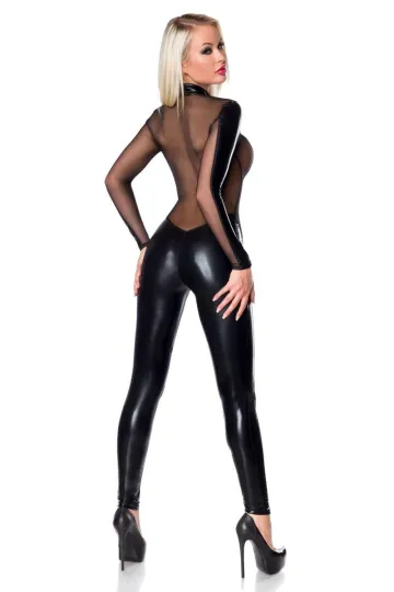 Schwarzer Gogo-Overall schwarz