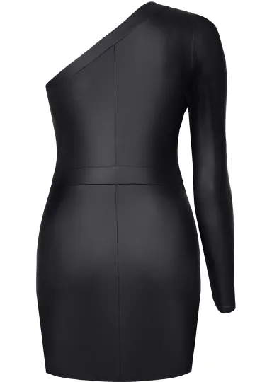 Schwarzes Minikleid BRFelicia001 von Demoniq Black Rose 2.0 Collection