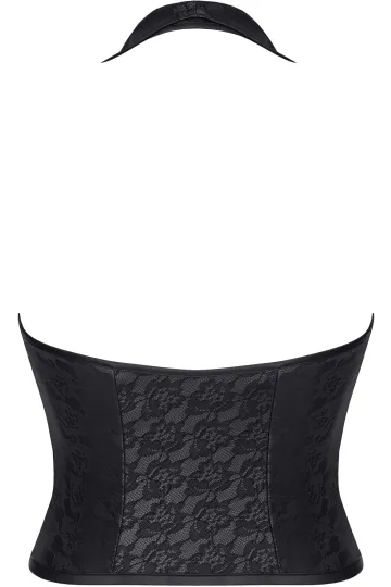 Schwarzes Top BRLudmila001 von Demoniq Black Rose 2.0 Collection