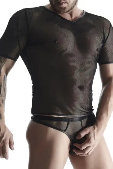 T-Shirt TSH008 von Regnes Fetish Planet schwarz