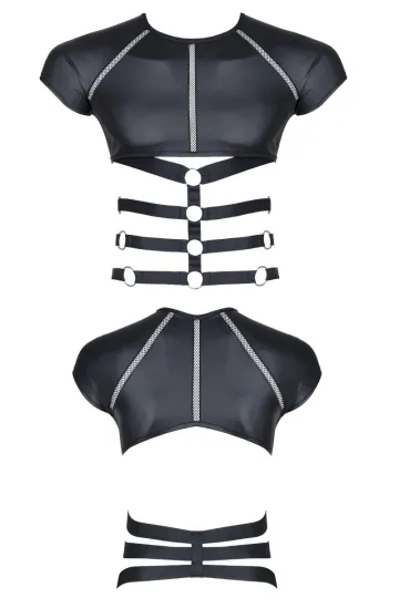 T-Shirt TSH011 schwarz von Regnes Fetish Planet