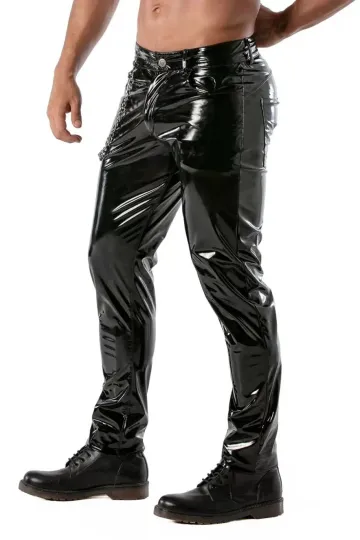 Vinyl Pants schwarz