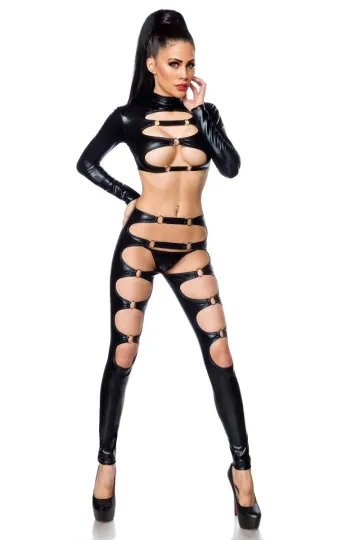 Wetlook-Set 18252 von Saresia schwarz