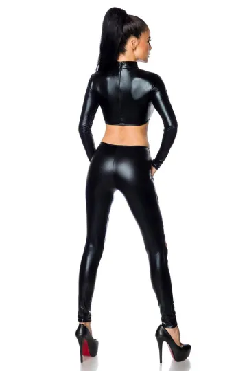 Wetlook-Set 18252 von Saresia schwarz