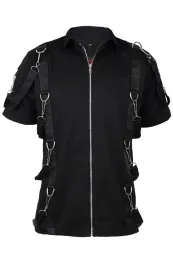 Belt Shirt Denim schwarz