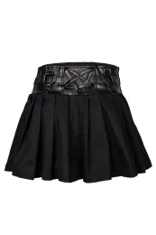 Black Pistol Hells Mini Skirt schwarz