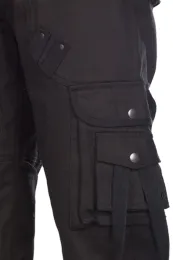 Black Pistol Millitary Short Pants Denim schwarz