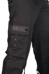 Black Pistol Pyramide Pants Denim schwarz