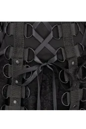 Black Pistol Ring Mini Skirt schwarz