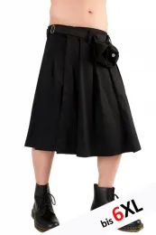 Black Pistol Short Kilt Denim schwarz