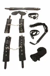 Bondage Set 8-Teilig schwarz