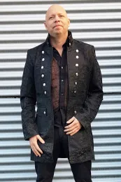 Brokat Gehrock schwarz