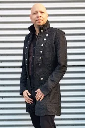 Brokat Gehrock schwarz