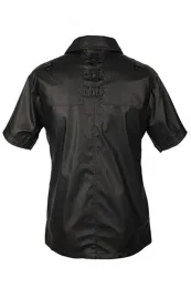 Combat Shirt Wetlook schwarz