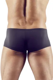 Elastische Pants schwarz mit Druckknopfleiste