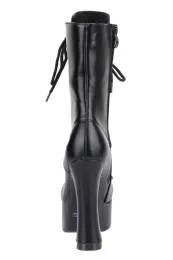 Erogance Plateau Stiefeletten C1020 PU Schwarz