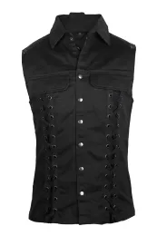 Eye Vest Denim schwarz