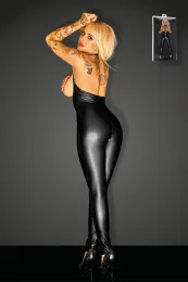 F125 Powerwetlook Overall (brustfrei) SWAGGER schwarz