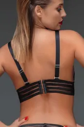 F157 BH mit elastischen Bändern schwarz