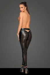 F233 Lasercut Leggings schwarz