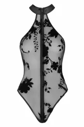 F314 Body aus Netzmaterial schwarz