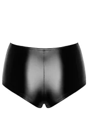 F335 Wetlook Shorts schwarz