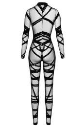 F357 Bondesque Catsuit schwarz
