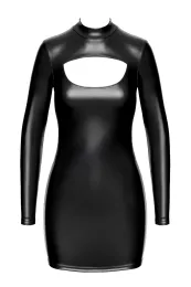 F366 Cut-Out Bodycon Minikleid schwarz