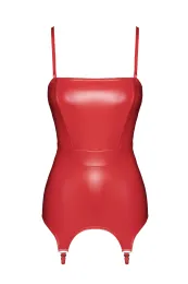 F368 Bombshell Fierce Corsagen-Kleid rot