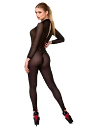 F387 Troublemaker Catsuit schwarz