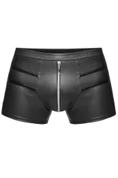H006 Sexy shorts mit heißen Details schwarz