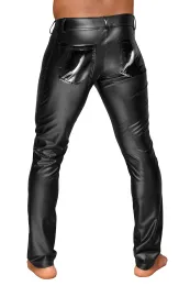 H051 Powerwetlook Hose schwarz