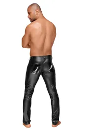 H051 Powerwetlook Hose schwarz