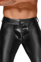 H051 Powerwetlook Hose schwarz