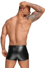 H054 Powerwetlook Shorts schwarz