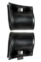 H075 Paar Handgelenk-Geldbörse mit verstecktem Reißverschluss schwarz