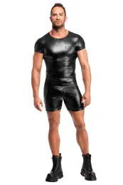 H084 Herren T-Shirt schwarz