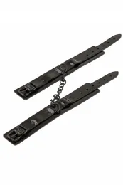 Hand / Fußfesseln Vinyl schwarz