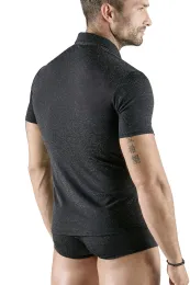 Hemd Glitzer schwarz