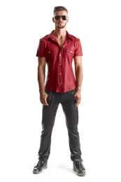 Herren Hemd RMCarlo001 rot