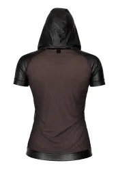 Herren Kapuzen T-Shirt ADMagnus001 schwarz