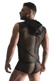 Herren Kapuzenshirt TSH018 schwarz